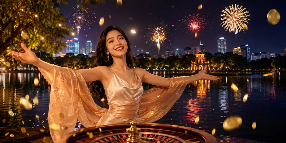 Không khí lễ hội sôi động tại Hà Nội với trò chơi roulette casino trực tuyến