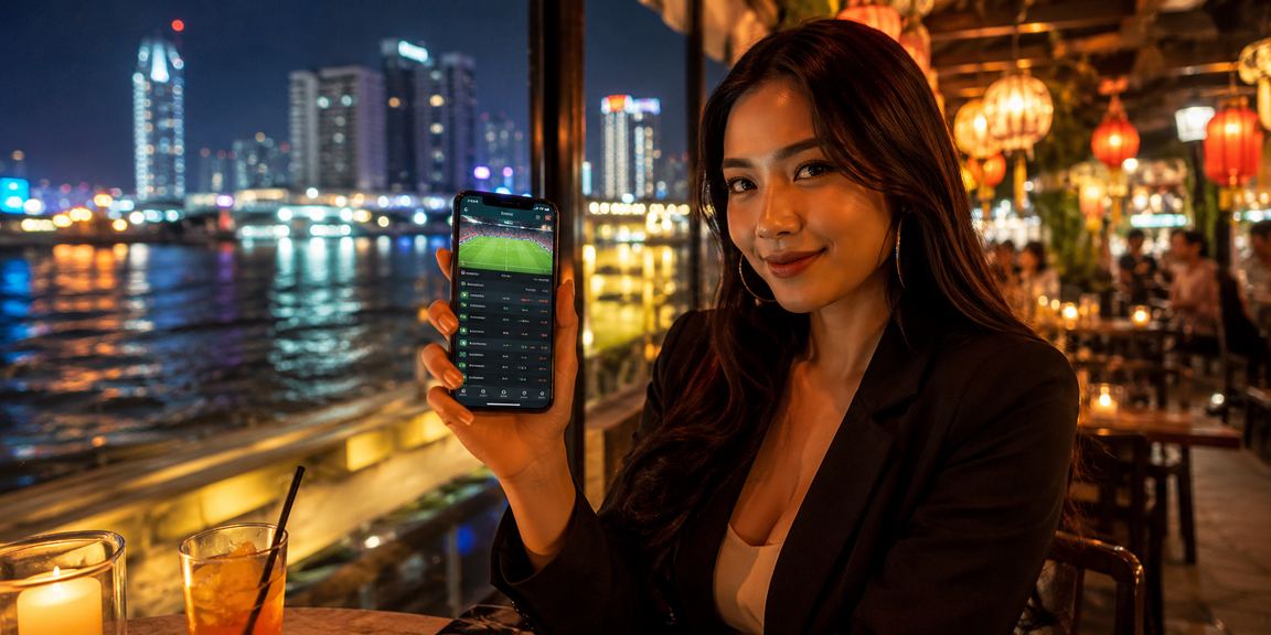 Người chơi tận hưởng cá cược thể thao tại Sài Gòn với ly cà phê